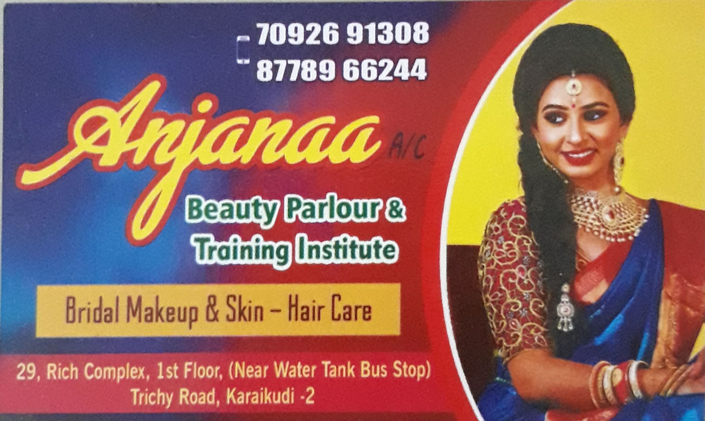 Anjanaa Beauty Spa  A/C & Training Institute